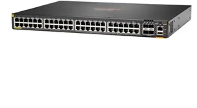 Main image of HPE CX 6200F 48G Class 4 PoE 4SFP+ 370W Switch 48 Ports - Manageable - Gigabit Ethernet, 10 Gigabit Ethernet - 10/100/1000Base-T, 10GBase-X - 3 Layer Supported - Modular - 4 SFP Slots - 60 W Power.