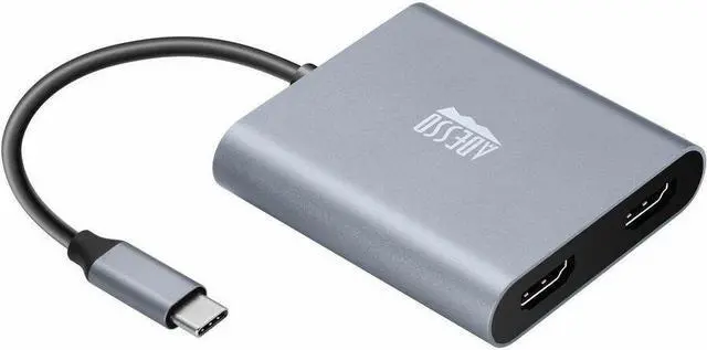 Main image of Adesso USB-C to Dual HDMI Adapter