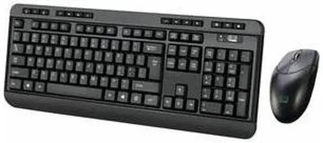 Main image of Adesso Antimicrobial Wireless Desktop Keyboard and Mouse