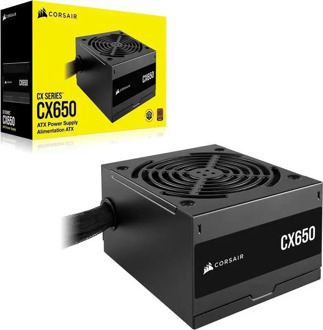 Alt view image 5 of 5 - CORSAIR CX Series CX650 80 PLUS Bronze ATX Power Supply - CP-9020278-NA