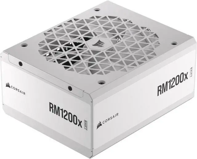 Main image of CORSAIR RMx Shift White Series, RM1200x Shift White, 1200 Watt, 80 PLUS GOLD, Fully Modular Power Supply