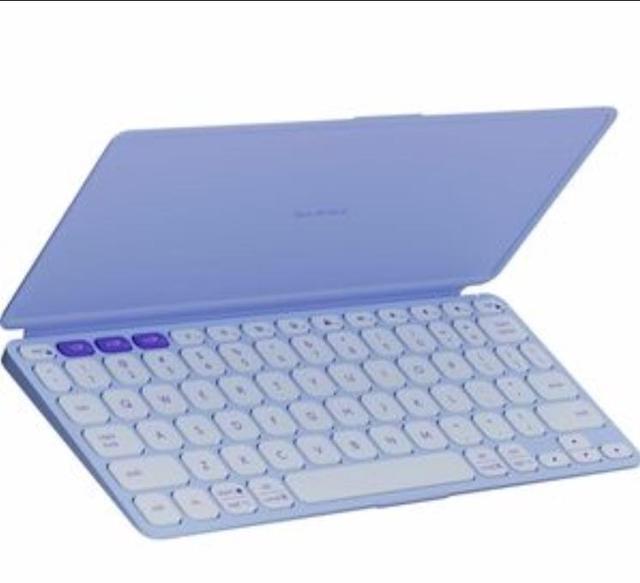 Main image of Logitech Keys-To-Go 2 Portable Bluetooth Keyboard for Tablet With Built-in Cover - Slim and Compact Wireless Keyboard for Windows, Android, Linux, iPad, iPhone, Mac, Apple TV - Lilac