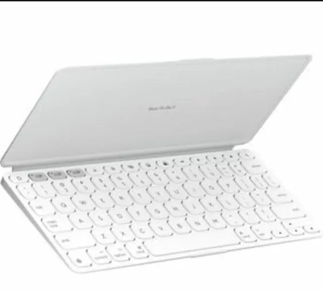 Main image of Logitech KEYS-to-GO 2 Portable Bluetooth Tablet Keyboard, Built-in Cover, - PALE GREY - APPLE