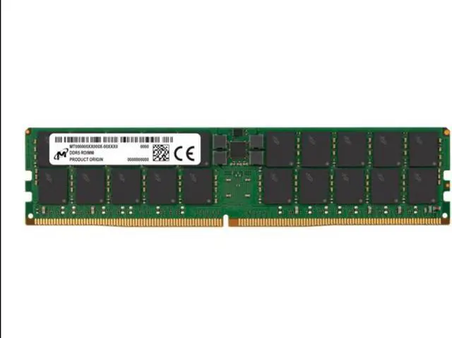 Main image of Micron 64GB DDR5-5600 RDIMM 2Rx4 CL46 Memory Module MTC40F2046S1RC5