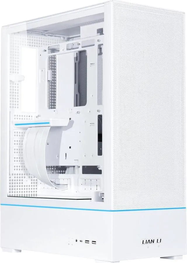 Main image of Lian Li SUP 01-45L Stand-Up Platform case 3X 120mm Fans-Dual ARGB AIO-White (SUP01W.US)