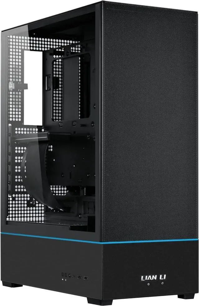 Main image of Lian Li SUP 01-45L Stand-Up Platform case 120mm Fans-Dual ARGB Strips-Supports 360mm/280mm AIO-Black (SUP01X.US)
