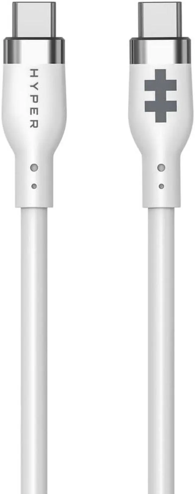 Main image of Targus HyperJuice 240W Silicone USB-C to USB-C Cable (6ft/2m), White HJ4002WHGL