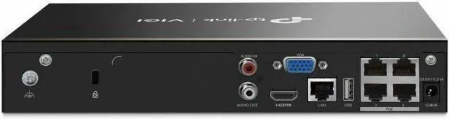 Alt view image 2 of 10 - TP-Link VIGI 4 Channel PoE+ Network Video Recorder - 2 TB HDD - VIGI NVR1004H-4P-2TB