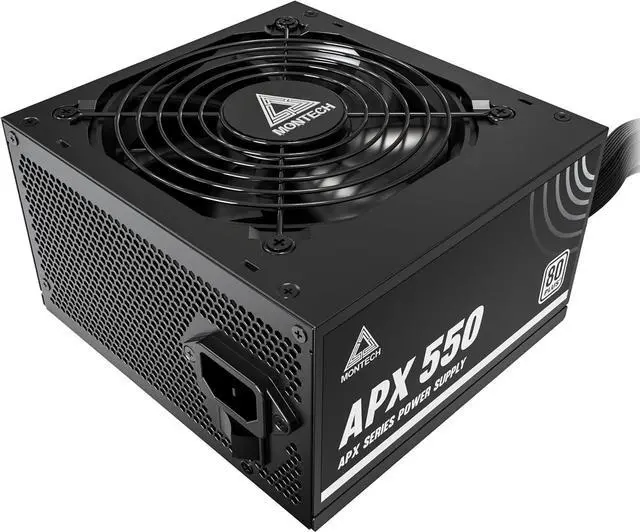 Alt view image 5 of 5 - MONTECH APX Series APX 550W - Power supply (internal) - DC-DC - ATX12V - 80 PLUS - AC 100-240 V - 550 Watt - active PFC