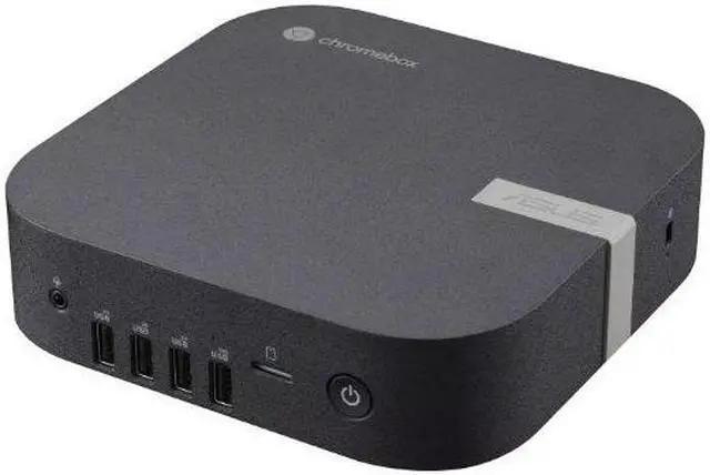Alt view image 5 of 6 - ASUS Chromebox 5a CHROMEBOX5A-S3081UNENT Intel Core i3-1315U 8GB(2x4GB) DDR4 128GB SSD Chrome OS Enterprise Notebook (Black)