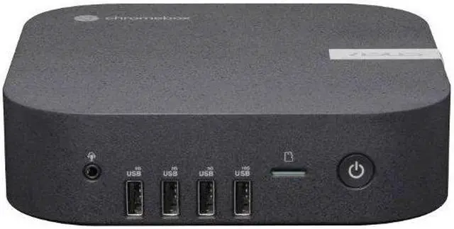 Alt view image 2 of 6 - ASUS Chromebox 5a CHROMEBOX5A-S3081UNENT Intel Core i3-1315U 8GB(2x4GB) DDR4 128GB SSD Chrome OS Enterprise Notebook (Black)