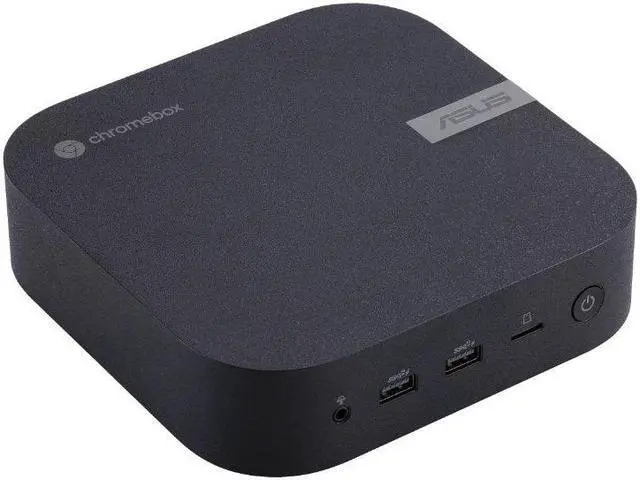 Alt view image 3 of 3 - ASUS Chromebox 5 CHROMEBOX5-S5056UNENT-O Intel Core i5-1240P 16GB DDR4 128GB SSD Chrome OS Enterprise Notebook (Black)