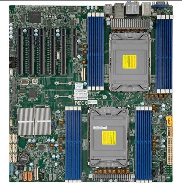 Main image of Supermicro X12DAI-N6 Server Motherboard - Intel C621A Chipset - Socket P - Intel Optane Memory Ready - Extended ATX - MBD-X12DAI-N6-B - Bulk packaging -