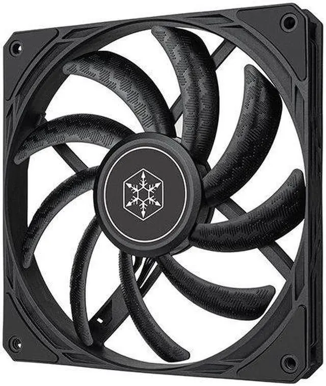 Main image of SilverStone SST-AS140B Air Slimmer 140 Enhanced 140mm slim fan with full-range PWM