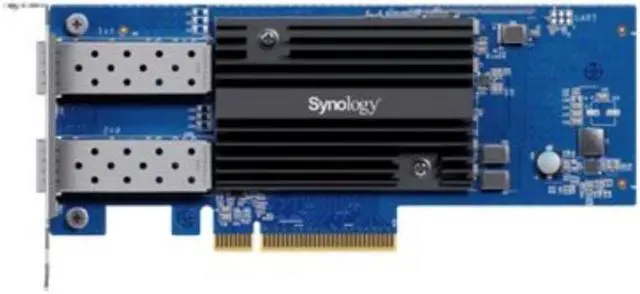 Main image of Synology E10G30-F2 Dual-port 10GbE SFP+ PCIe 3.0 x8 add-in card for Synology systems