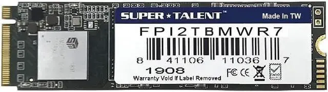 Main image of Super Talent EX 2 TB Solid State Drive - M.2 2280 Internal - PCI Express NVMe (PCI Express NVMe 3.0 x4) FPI2TBMWR7