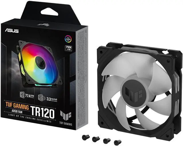 Alt view image 2 of 2 - ASUS TUF Gaming TR120 ARGB Fan - Single Pack Computer case 12 cm Black Model 90DA0090-B09000