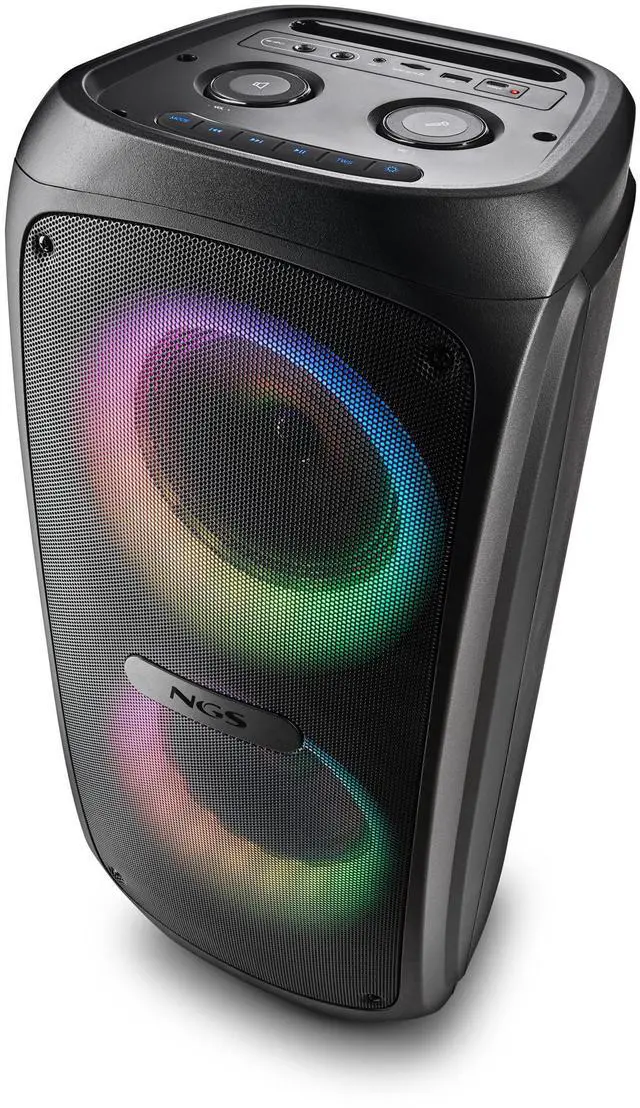 Alt view image 3 of 3 - NGS Wild Temper 200W Portable & Wireless BT Speaker with RGB LED Lights Model WILDTEMPER