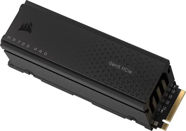 Main image of CORSAIR MP700 PRO 2TB with Air Cooler PCIe Gen5 x4 NVMe 2.0 M.2 SSD High-Density TLC NAND Active Air Cooler M.2 2280 DirectStorage Compatible Up to 12,400MB/sec