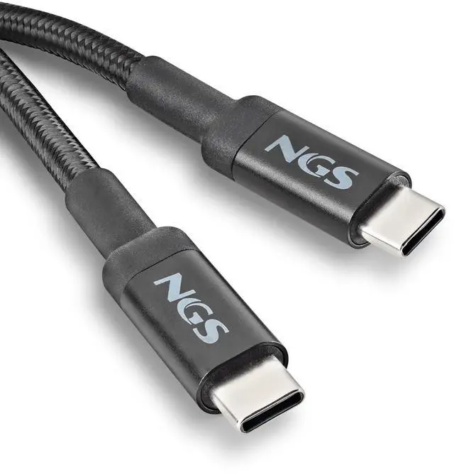 Alt view image 2 of 2 - NGS Knot 100W USB-C Charging cable, 2 meters, Black Model  KNOT100W-2
