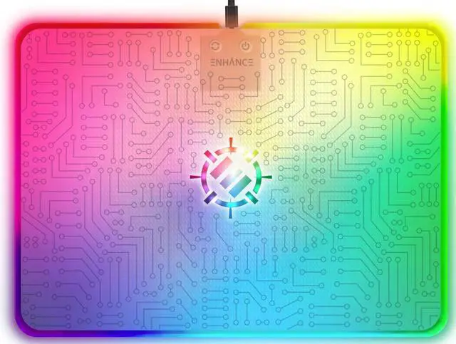 Main image of ACCESSORY POWER ENHANCE Voltaic 2 Gaming Mouse Pad - Hard Mouse Pad with Low Surface Friction - ENVOPL2100CLWS
