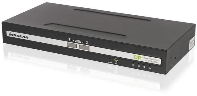 Main image of IOGEAR 2-Port Single View DisplayPort PP4.0 Secure KVM Switch w/Audio. TAA Compliance - Model GCS1412TAA4