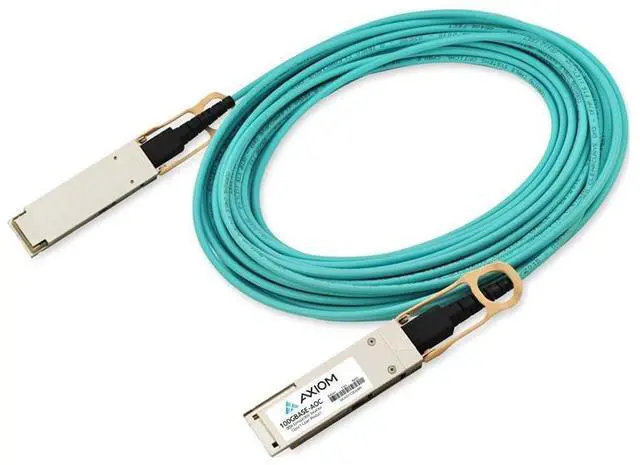 Main image of Axiom 200GBASE-AOC to 2 100GBASE-AOC QSFP56 Active Optical Cable 5m for Mellanox - Limited Lifetime Warranty - Model MFS1S50-V005E-AX