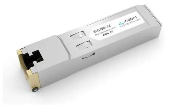 Main image of Axiom 10GBASE-T SFP+ Transceiver for HP - S0G18A - IEEE 802.3an - Limited Lifetime Warranty - SFP MSA Compliant - Model S0G18A-AX
