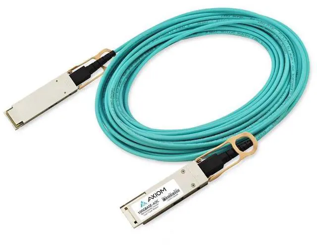 Main image of Axiom 200GBASE-AOC QSFP56 Active Optical Cable IB HDR Mellanox Compatible 10m Model MFS1S00-H010V-AX