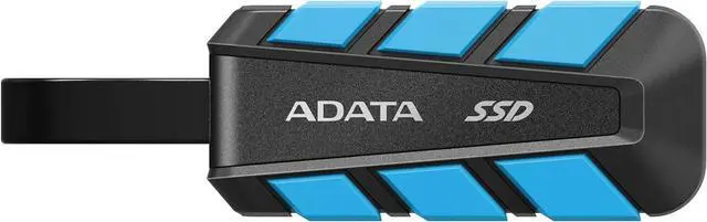 Main image of ADATA 1TB SC740 External SSD USB3.2 Gen2 Black/Blue Shock and Drop Proof Model SC740-1000G-CBU
