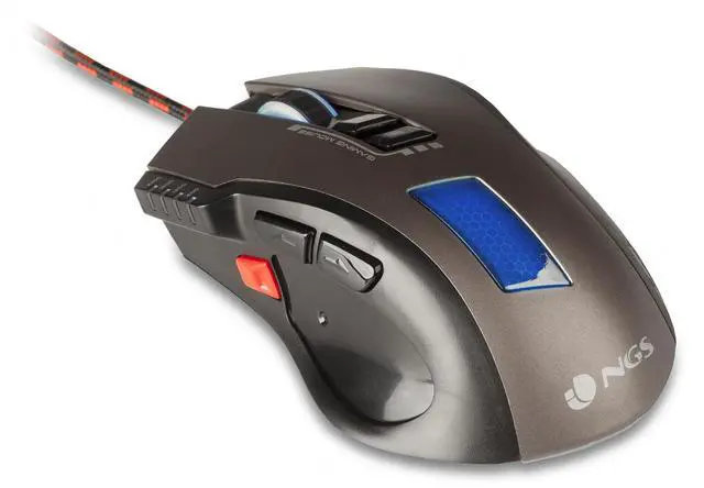 Main image of NGS Gaming Mouse with 8 Programmable Buttons, 7 Colours LED - GMX-105