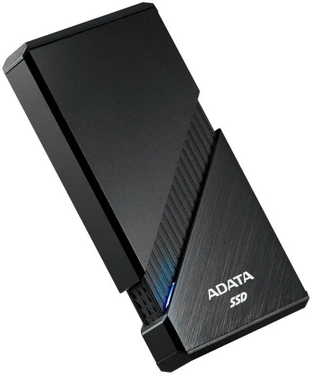 Alt view image 4 of 5 - AData 4TB SE920 External SSD USB4 40Gbps Type-C Black with RGB SE920-4TCBK