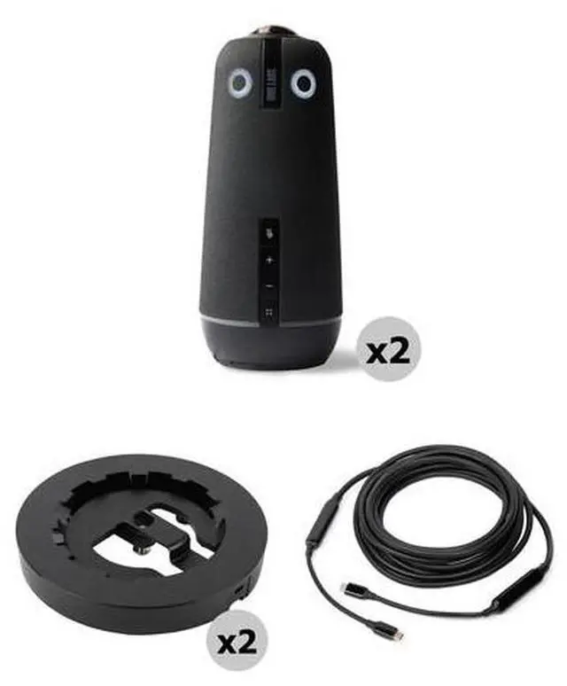 Main image of OwlLabs 2 Meeting Owl 4+s with Accessories Model BND405-0007