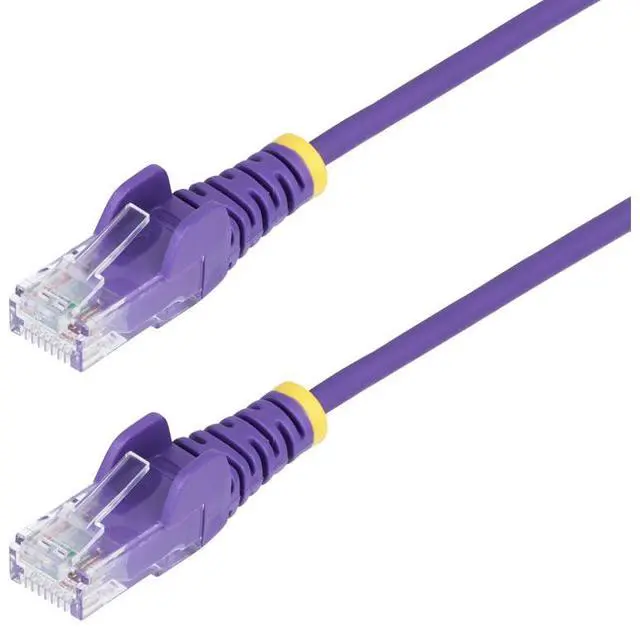 Main image of StarTech1ft Purple Slim CAT6 Ethernet Cable Model N6PAT1PLS