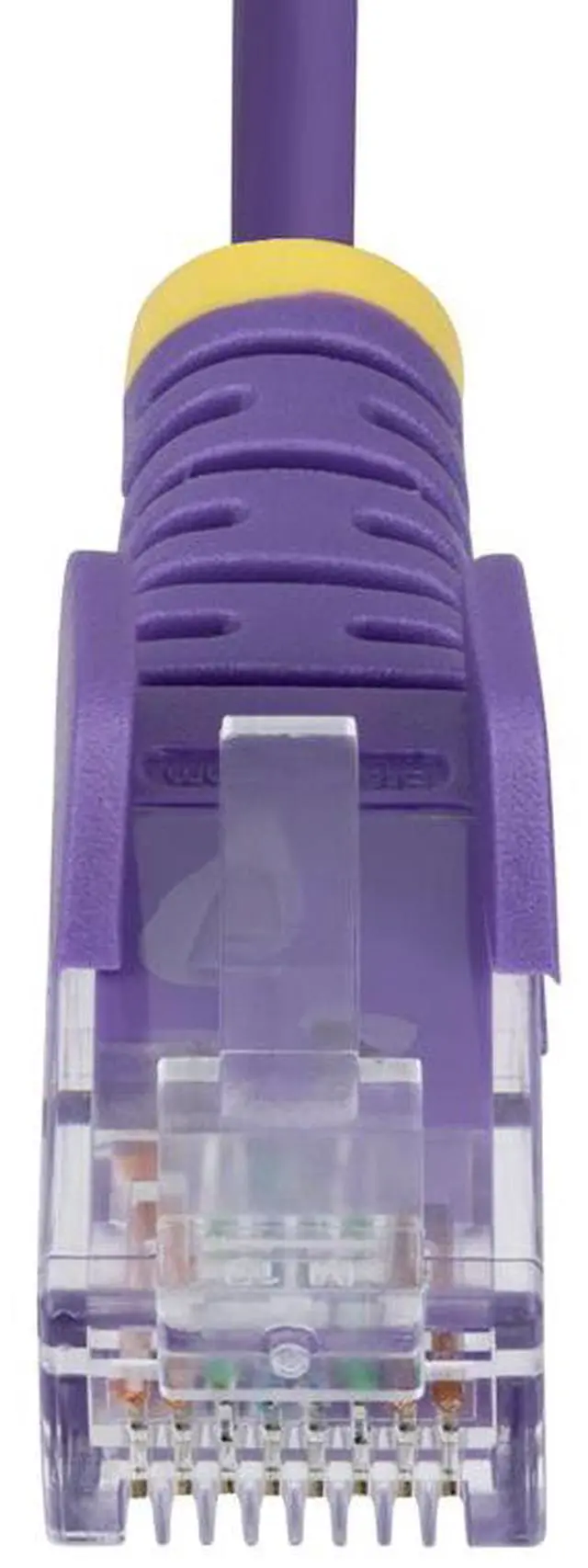 Alt view image 4 of 9 - StarTech1ft Purple Slim CAT6 Ethernet Cable Model N6PAT1PLS