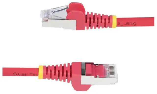 Alt view image 3 of 11 - StarTech 6in Red CAT6a Ethernet Cable Model NLRD-6IN-CAT6A-PATCH