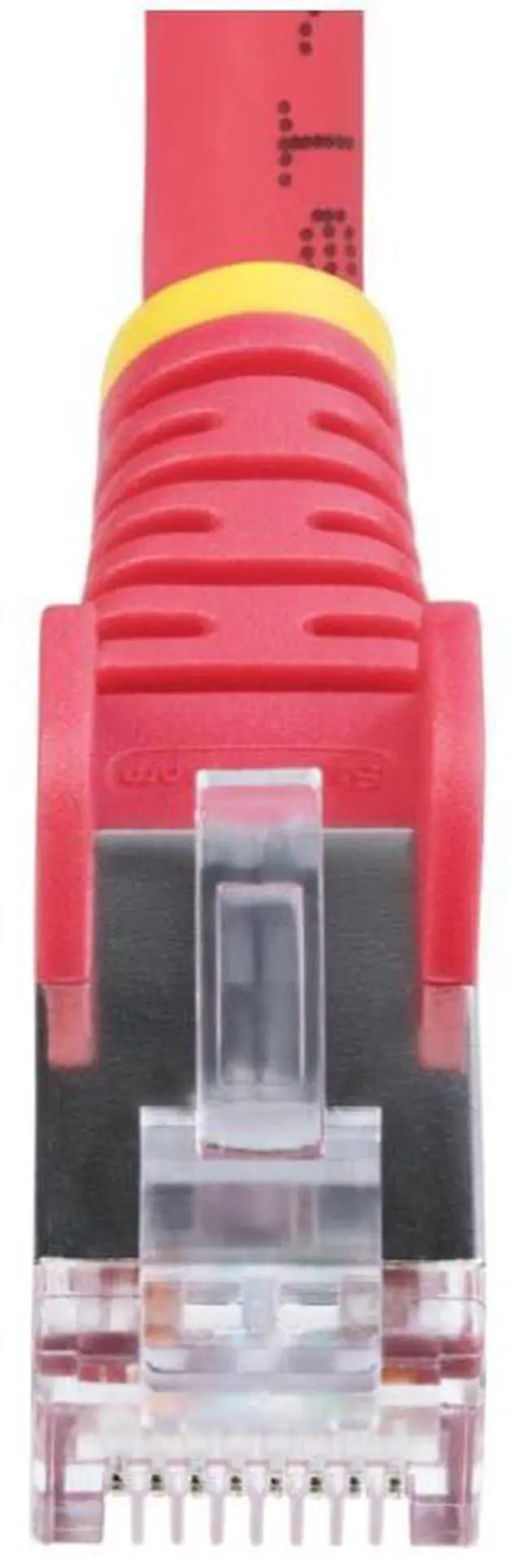 Alt view image 4 of 11 - StarTech 6in Red CAT6a Ethernet Cable Model NLRD-6IN-CAT6A-PATCH