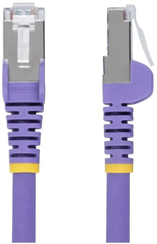 Alt view image 2 of 11 - StarTech 6in Purple CAT6a Ethernet Cable Model NLPL-6IN-CAT6A-PATCH