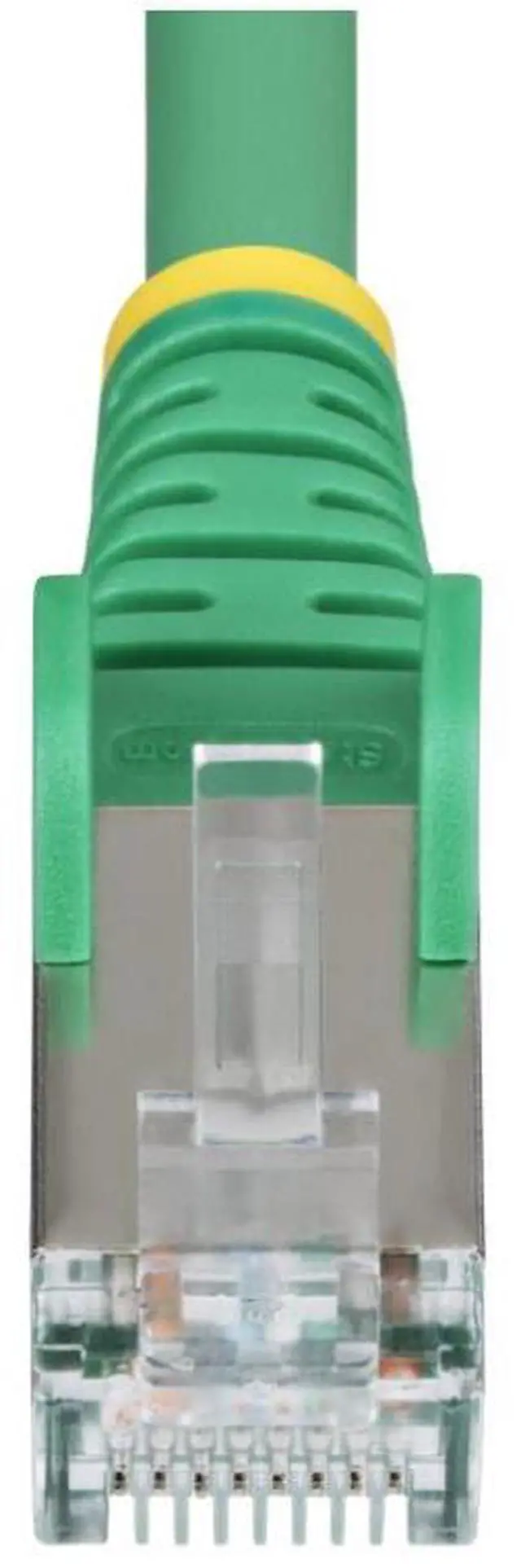 Alt view image 4 of 11 - StarTech 6in Green CAT6a Ethernet Cable Model NLGN-6IN-CAT6A-PATCH