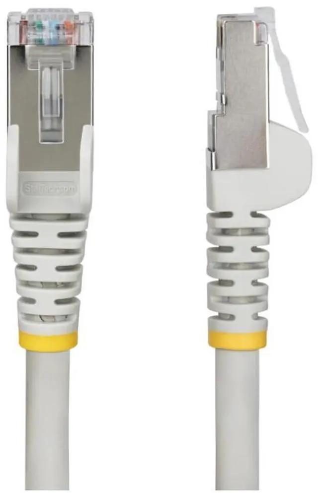 Alt view image 2 of 11 - StarTech 6in Gray CAT6a Ethernet Cable NLGR-6IN-CAT6A-PATCH
