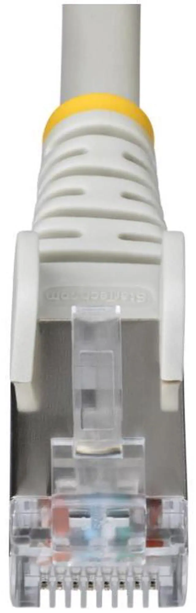 Alt view image 4 of 11 - StarTech 6in Gray CAT6a Ethernet Cable NLGR-6IN-CAT6A-PATCH