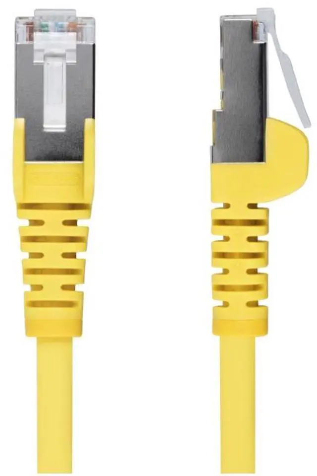 Alt view image 2 of 10 - StarTech 1ft Yellow CAT6a Ethernet Cable Model NLYL-1F-CAT6A-PATCH