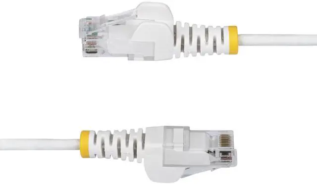 Alt view image 3 of 9 - StarTech 5ft White Slim CAT6 Ethernet Cable, Snagless, 100W PoE, UTP, LSZH, 28AWG Bare Copper Wire, Slim RJ45 Network Patch Cord, Fluke Tested N6PAT5WHS