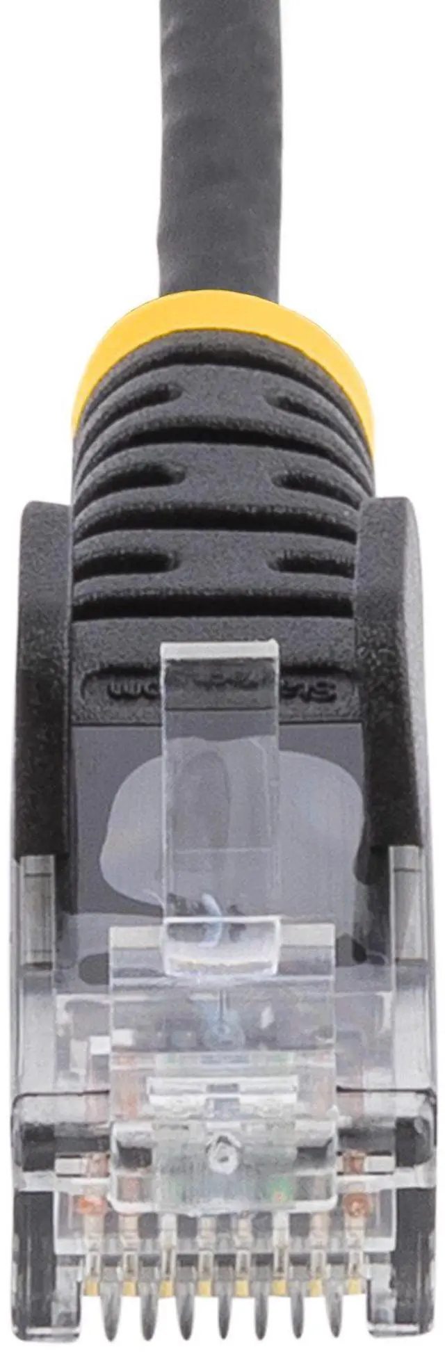 Alt view image 4 of 9 - StarTech 5ft Black Slim CAT6 Ethernet Cable, Snagless, 100W PoE, UTP, LSZH, 28AWG Bare Copper Wire, Slim RJ45 Network Patch Cord, Fluke Tested N6PAT5BKS