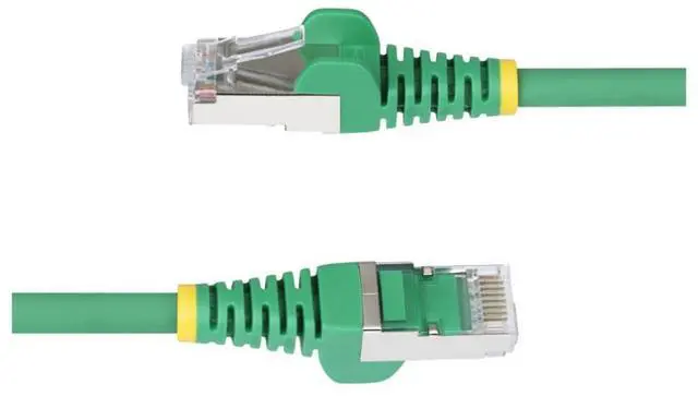 Alt view image 3 of 10 - StarTech 5ft Green CAT6a Ethernet Cable Model NLGN-5F-CAT6A-PATCH