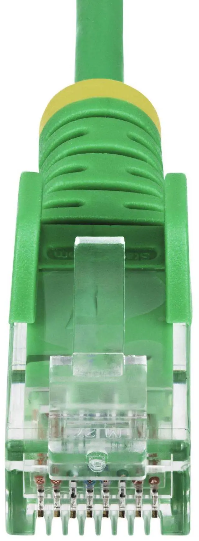Alt view image 4 of 9 - StarTech 5ft Green Slim CAT6 Ethernet Cable, Snagless, 100W PoE, UTP, LSZH, 28AWG Bare Copper Wire, Slim RJ45 Network Patch Cord, Fluke Tested N6PAT5GNS