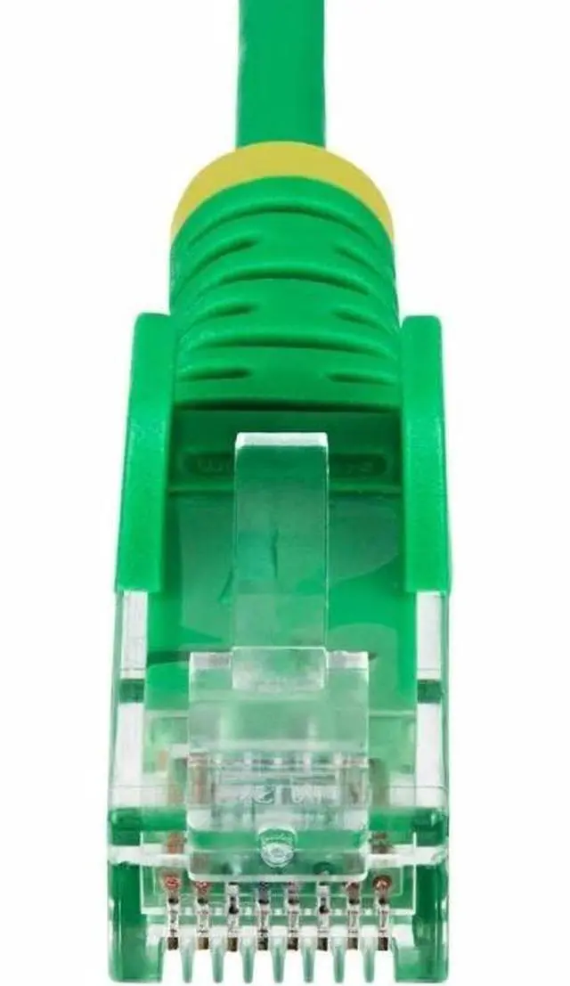Alt view image 4 of 4 - StarTech 2ft Green Slim CAT6 Ethernet Cable, Snagless, 100W PoE, UTP, LSZH, 28AWG Bare Copper Wire, Slim RJ45 Network Patch Cord, Fluke Tested N6PAT2GNS