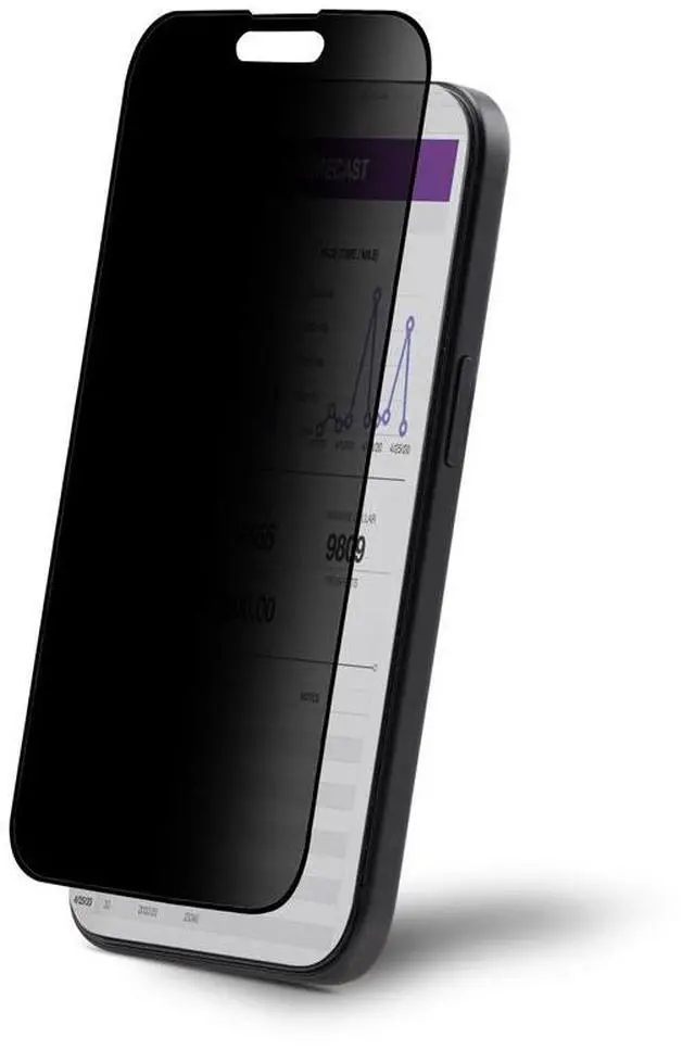 Main image of STARTECH 4-Way Privacy Screen For iPhone 15, Supports Portrait/Landscape Orientation, Touch-Enabled, +/- 30 Deg. View, Tempered Glass Protector, 4Way Filter