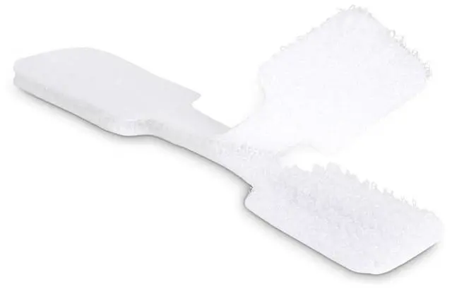 Alt view image 3 of 11 - StarTech.com 3.5in (9cm) Cable Labels, 100 Pack White, Cable/Cord Tags (CABLE-TAG-HLWH) - cable identification labels - hook-to-hook fastener, write-on