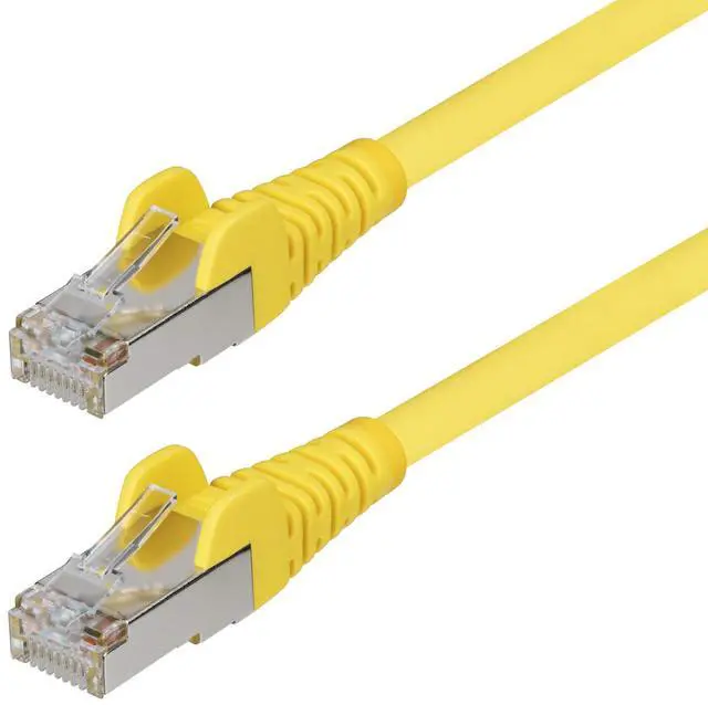 Alt view image 3 of 11 - StarTech 25ft Yellow CAT6a Ethernet Cable Model NLYL-25F-CAT6A-PATCH